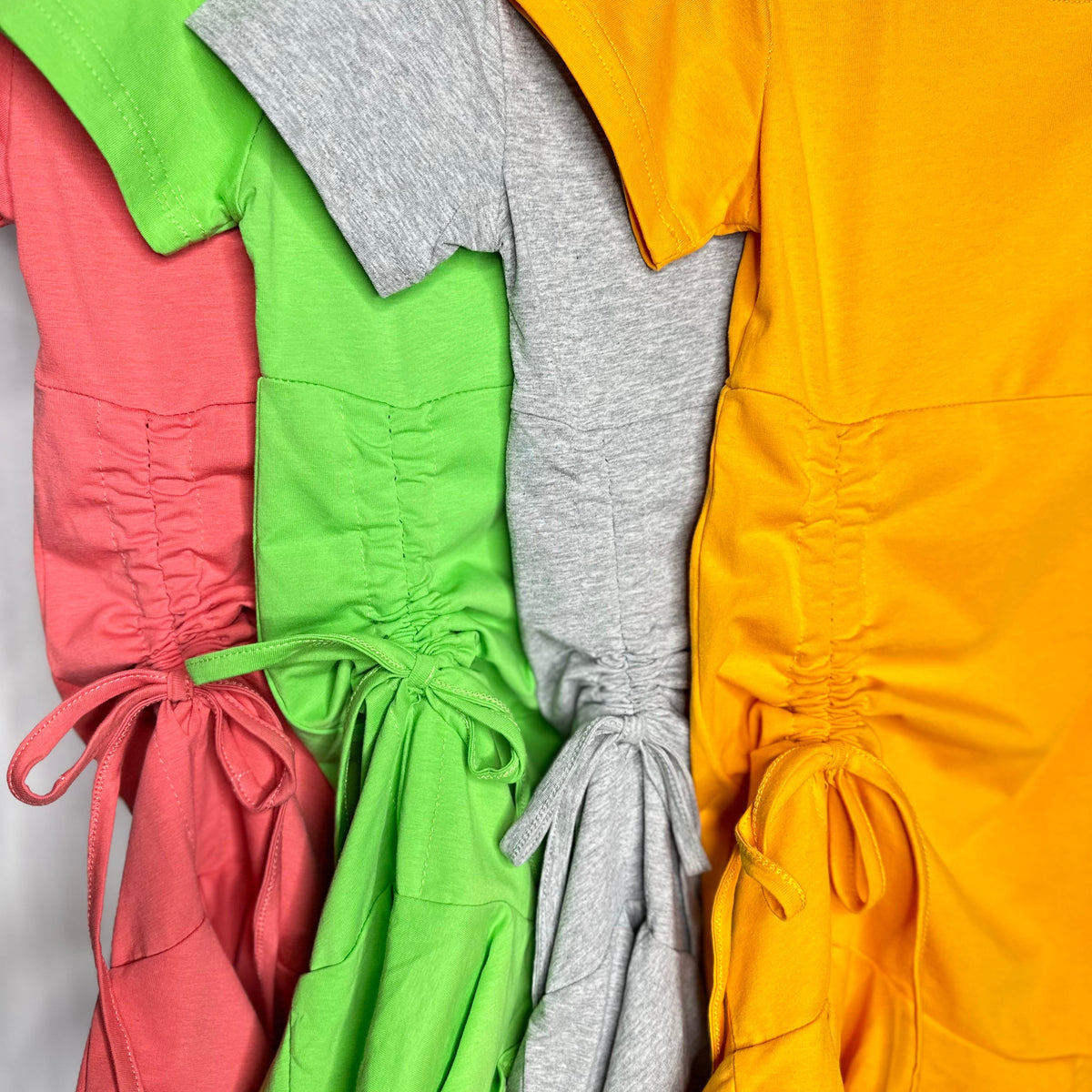 Adjustable Drawstring Dress
